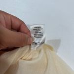 Spartina 449 Cream Boho Embroidered Tunic Top Size M ā Linen Blend Resort Blouse Photo 5