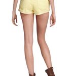 Free People Yellow Corduroy Cutoff Shorts 27 Photo 2
