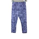 Athleta Elation Print Capri Fitted Leggings Tahiti Dusk Purple Sz S 981155 O08 # Photo 5