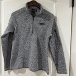 Patagonia Better Sweater 1/4 Zip Gray Fleece Pullover Women’s Medium Photo 0