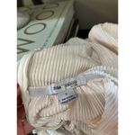 Sabina Musayev Alma Plisse Tiered Mini Dress White Shimmer Womens Size Small Photo 8