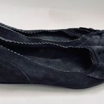 Pedro Garcia Albany Slip On Suede Leather Pointed Toe Ballet Flats Grey Sz 38/8 Brown Photo 0