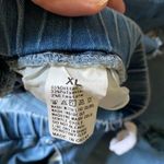 Stretchy Drawstring Distressed Skinny Jeans Womens Size L/XL Photo 3