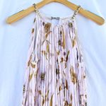 Ted Baker | DIXXIE PLEATED PRINTED SLEEVELESS FLORAL HIGH LOW MAXI DRESS SIZE 4 Photo 6