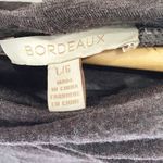 Bordeaux  Long Sleeve Brown Cowel Neck Top Large Photo 1