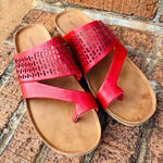 Baretraps  Juny Cherry Red Sandals Size 9.5 Photo 0