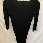 CAbi : Black Shimmy Ruched Tunic Dress (Style 176)- size Small Photo 6