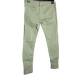 Wet Seal Mid Rise Jeggings Denim Skinny Jeans L Mint Green Pull On Back Pockets Photo 2