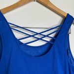 Stars Patriotic strappy back tank top Juniors XXL 19 USA Made Blue Size undefined Photo 4