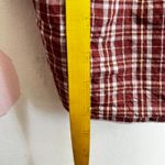 No Boundaries  Plaid Babydoll Top Lace Trim Y2K 2000s Grunge Boho Peasant Small Photo 4