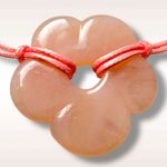 Free People Baby Flower Cord Choker Pink NWT Necklace Stone Bohemian Retro 70s Photo 4