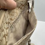 Coach  Tan and Off White Signature Canvas Crossbody Photo 8