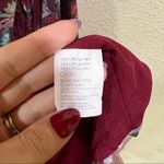 VONE Mireya Floral Ruffle Faux Wrap Midi Dress Red Size 2 Photo 9