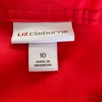 Liz Claiborne Short Sleeve Midi Shirt Dress 100% Tencel Lyocell Sz 10 Brand New Photo 8