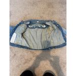 American Eagle Outfitters‎ Denim Jacket Medium M Distressed Cropped Jean Blue Photo 2