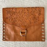 Rebecca Minkoff Cheetah Oversized Leather Envelope Clutch Bag Photo 6