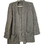 Ann Taylor  Marled Wool Yak Open Front Cardigan Sweater Photo 0