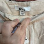 Bar III NWT Bar lll womens suit separates linen blend cropped pants flax 20W Photo 2