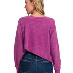 Zenana Outfitters ‎ Ribbed Asymmetric Hem and Sleeve Top & Skirt Set Photo 5