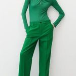 ZARA NWT  HIGH WAISTED CROPPED STRAIGHT LEG PANTS Photo 4