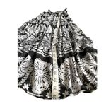 Alyn Paige Black and White Maxi Sundress with Spaghetti Straps Photo 8