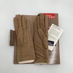 Isotoner Aris  Gloves Warm Lined Genuine Leather Detailing One Size 1980s Photo 6