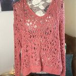 ZARA Wide Knit Crochet Pullover Hoodie Photo 0