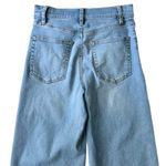 Frame  Le Slim Palazzo Mid Rise Wide Leg Jeans in Honeymoon Wash Size 27 Photo 4