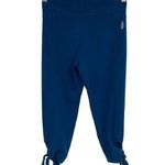 Free People  Movement Turnout Leggings Sapphire Blue Ballet Wrap Style Cropped S Photo 0