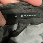 Elie Tahari Charcoal Grey Wide Leg Trouser Pants Womens 12 Dress Pants Wool Photo 5