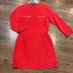 Theory   Red silk blend Dress, 6 Photo 0