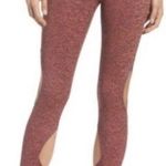 Free People  Halo Cut Out Leggings Heather Red Sz XS Photo 0