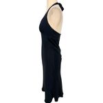 J.Crew Women's Y2K Silk Babydoll Halter Neck Midi Slip Dress Blue Size 4 Fairy Photo 5
