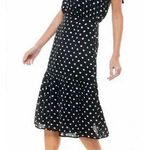 TCEC Local Flare Polka Dot Tie Midi Dress Photo 3