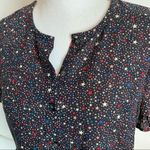 Madewell  • Studio Ruffle-Hem Top in Starry Night Photo 5