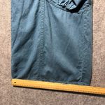 XCVI Wearables Linen Cotton Blend Wide Leg Cargo Cropped Pants Blue Size M Size M Photo 3