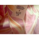 Leilani Womens Tankini Top Swimwear Pink Orange White Tropical Print Size 6 Photo 6