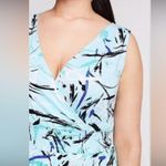 Lane Bryant Surplice V-Neck Smocked-Waist Jersey Midi Dress Plus Size 26 / 28 Photo 2