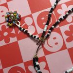 Roxanne Assoulin NEW Sprinkle Choker Necklace Colorful Black & White Seed Beads Photo 7