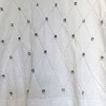 J.Crew NWT Relaxed Lattice Embellished Crop Tee White Small Photo 5