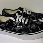 Vans  Authentic “Thank You Floral” Boho Black Men’s 7.5 Women’s 9 Canvas Sneakers Photo 0
