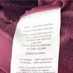 Vera Wang WHITE By  Wine Color High Neck Textured Tulle Skirt Maxi Dress Size 0 Photo 3