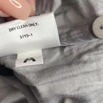 Eileen Fisher  Metallic Silver Pencil Skirt Medium Photo 4