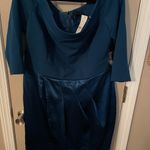 𝅺New York And Company Dress Dark Teal NWT​ Blue Size XL Photo 1