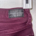 Aeropostale Maroon Midi Shorts Photo 7