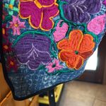 VTG GUATEMALAN PURPLE FLORAL EMBROIDERED VEST Size Large Photo 6