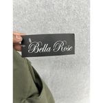 Bella Rose  Women's Shorts Solid Olive Green Size 2X Nylon Blend Photo 2