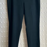 Eileen Fisher  Straight Leg Pull On Pants Sz S Black Business Professional Photo 0