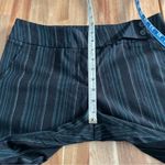 Y2K Striped Dress Pants Black & Blue Size undefined Photo 8