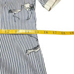 Sucrefas Navy White Striped 50s Style Collared Dress Small Rockabilly Pin Photo 10